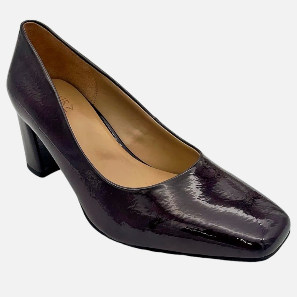 Naturalizer Warner Pump Cabernet Sauvignon Patent Red NWT